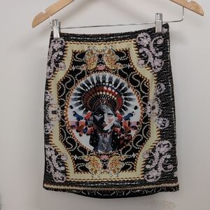 PARISIAN COLLECTION TRIBAL SKIRT SIZE SMALL